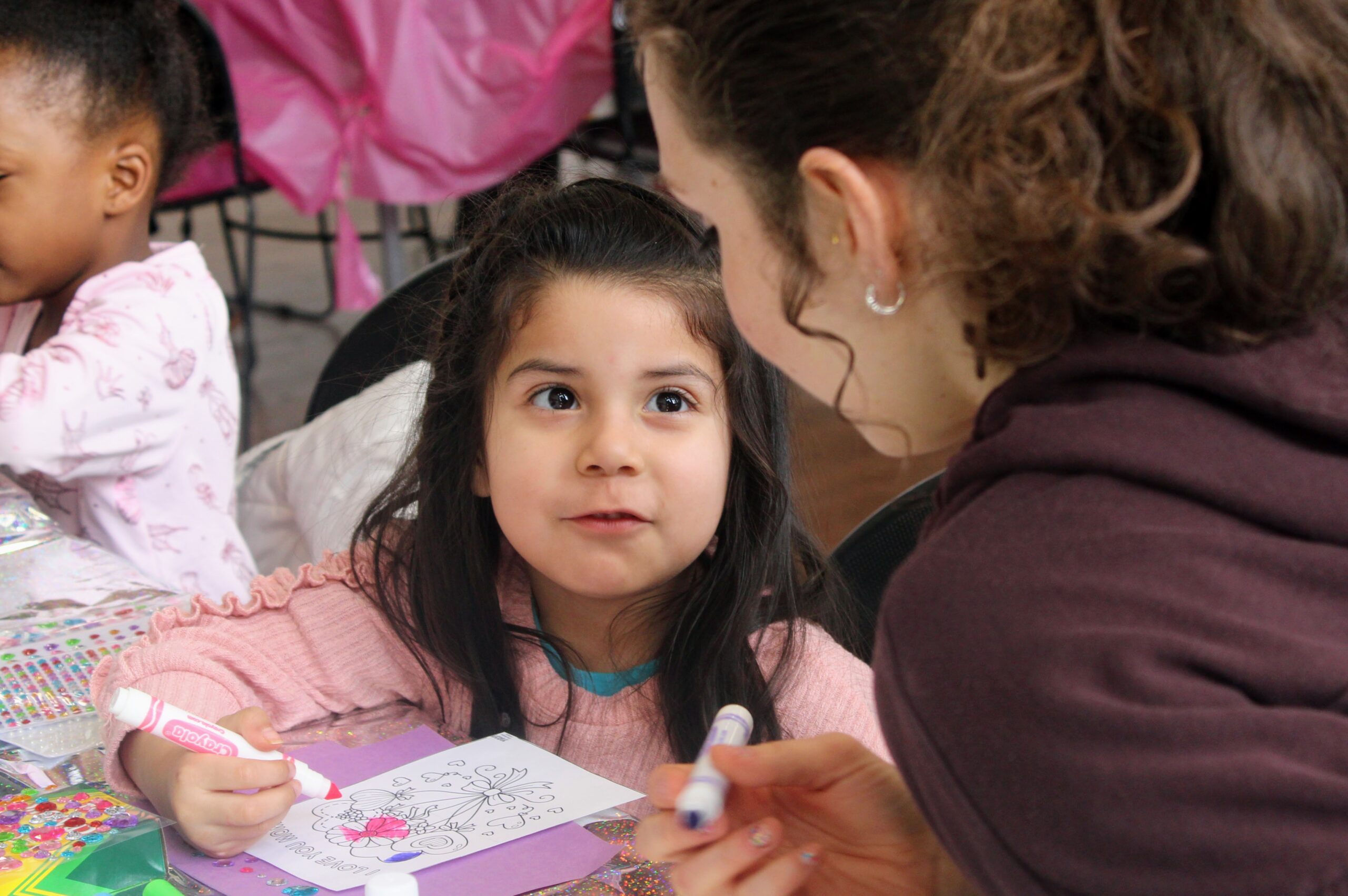 A mother and daughter at a Platform of Hope gathering